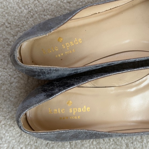 Kate spade silver flats 7 - Picture 6 of 13